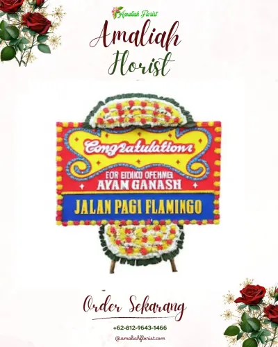 Bunga Papan Congratulation di Kramatsampang